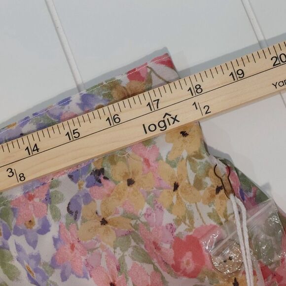 Live 4 Truth Women's XL Floral Skirt Chiffon Hi Low Lined Fairy - Picture 5 of 7